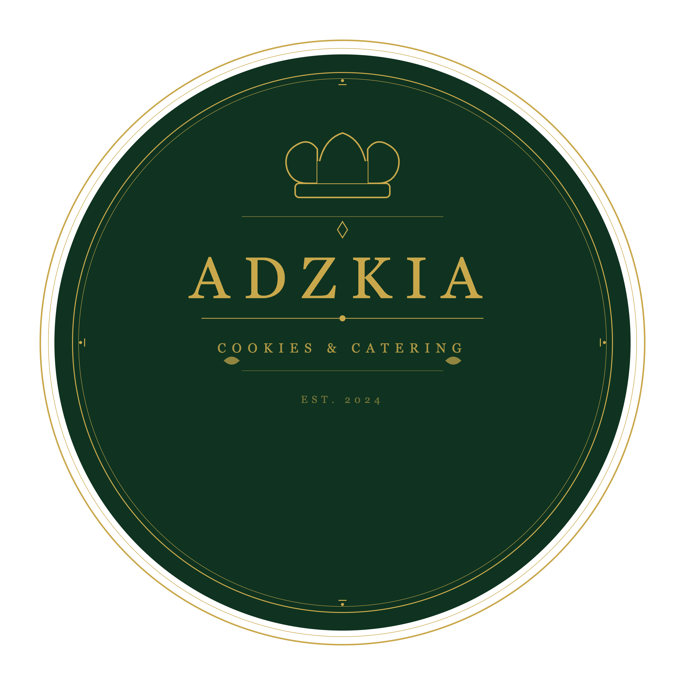 Adzkia Cookies & Catering Logo